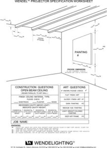 Radiant Ceiling Worksheet.pdf WENDEL® Projector Art Lighting Worksheets | Open & Soffit Ceiling | Art ...